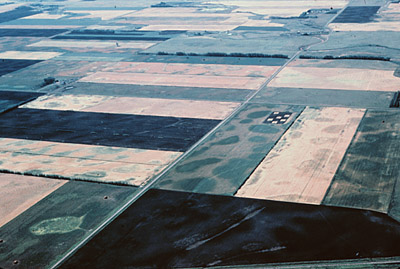 Aerial view of the Red River Valley